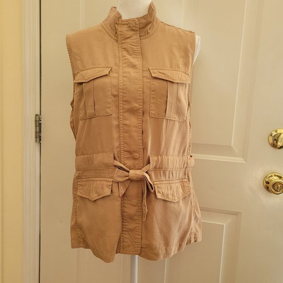 NWT MAX Jeans Utility Vest Size M - Picture 1 of 11